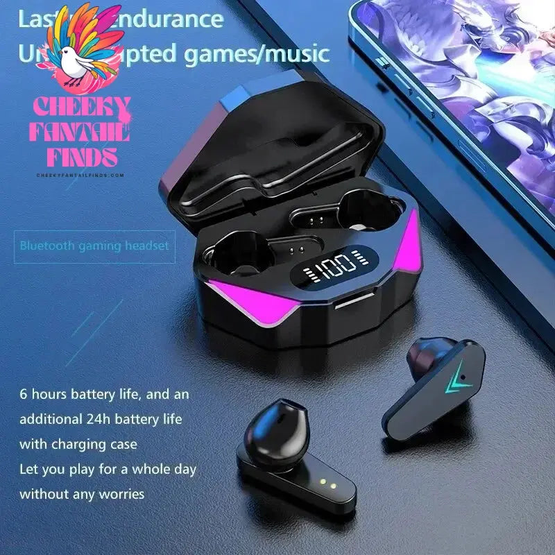 X15 TWS Wireless Bluetooth Headset LED Display Gamer Earbuds with Mic Wireless Headphones Noise Cancelling Bluetooth Earphones Cheeky Fantail Finds