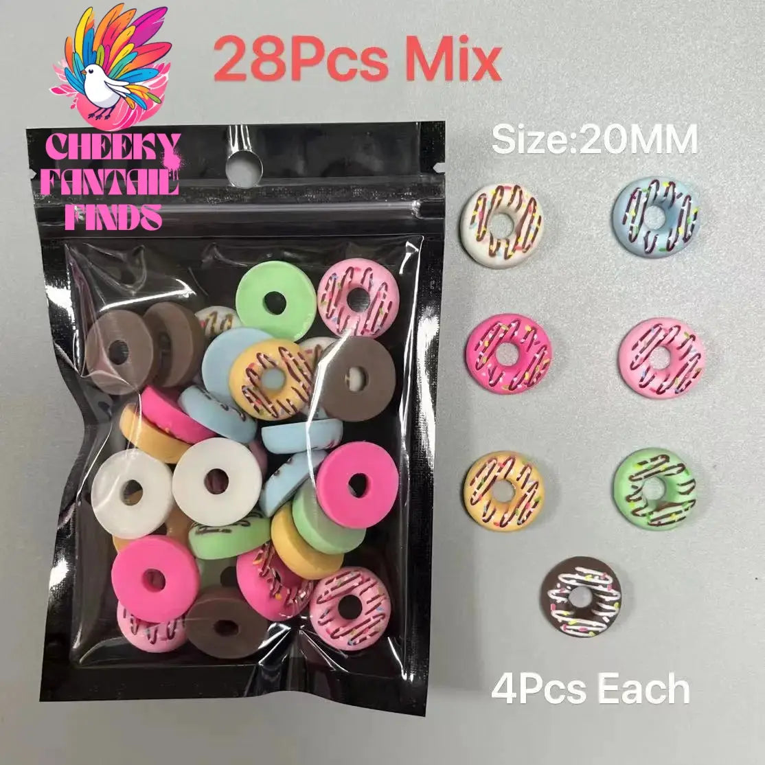 Y2K Hot Pink 30pcs Mix Heart Bear Candy Loiipop Resin Parts Handmade Phose Case Hair Girls Long Nail Art Big Decoraiton Charms Cheeky Fantail Finds