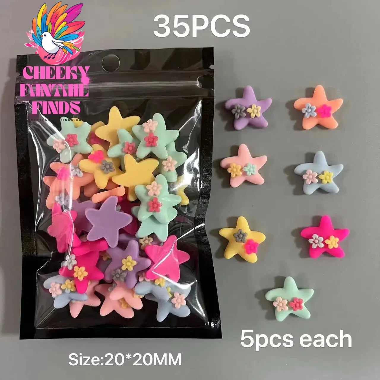 Y2K Hot Pink 30pcs Mix Heart Bear Candy Loiipop Resin Parts Handmade Phose Case Hair Girls Long Nail Art Big Decoraiton Charms Cheeky Fantail Finds