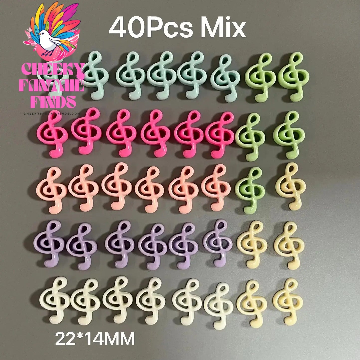 Y2K Hot Pink 30pcs Mix Heart Bear Candy Loiipop Resin Parts Handmade Phose Case Hair Girls Long Nail Art Big Decoraiton Charms Cheeky Fantail Finds