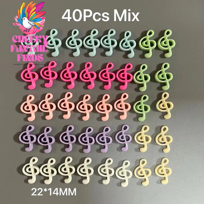 Y2K Hot Pink 30pcs Mix Heart Bear Candy Loiipop Resin Parts Handmade Phose Case Hair Girls Long Nail Art Big Decoraiton Charms Cheeky Fantail Finds
