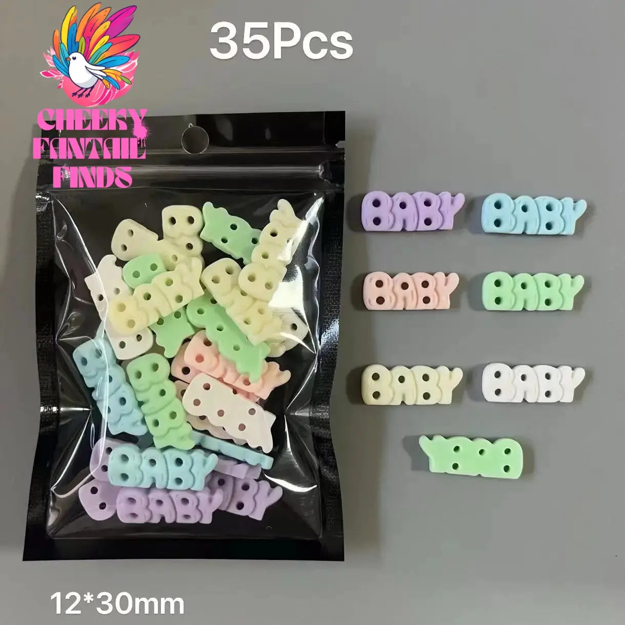 Y2K Hot Pink 30pcs Mix Heart Bear Candy Loiipop Resin Parts Handmade Phose Case Hair Girls Long Nail Art Big Decoraiton Charms Cheeky Fantail Finds