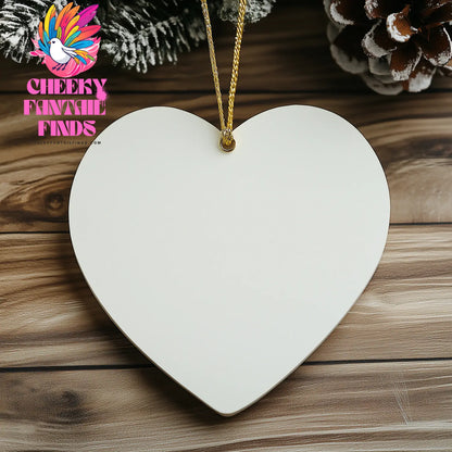 Yellow Cat Lover's Best Yellow Cat Mom Ever Heart Ornament Gifts from Grandma for Daughter - Image 4