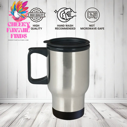 Yellow Cat Mom Ever Funny Quote Gift for Dad's Special Day - Unique Father's Day Unique Gifts for Yellow Cat Lovers - Best Yellow Cat Mom Ever Quote Travel Mug - Image 4