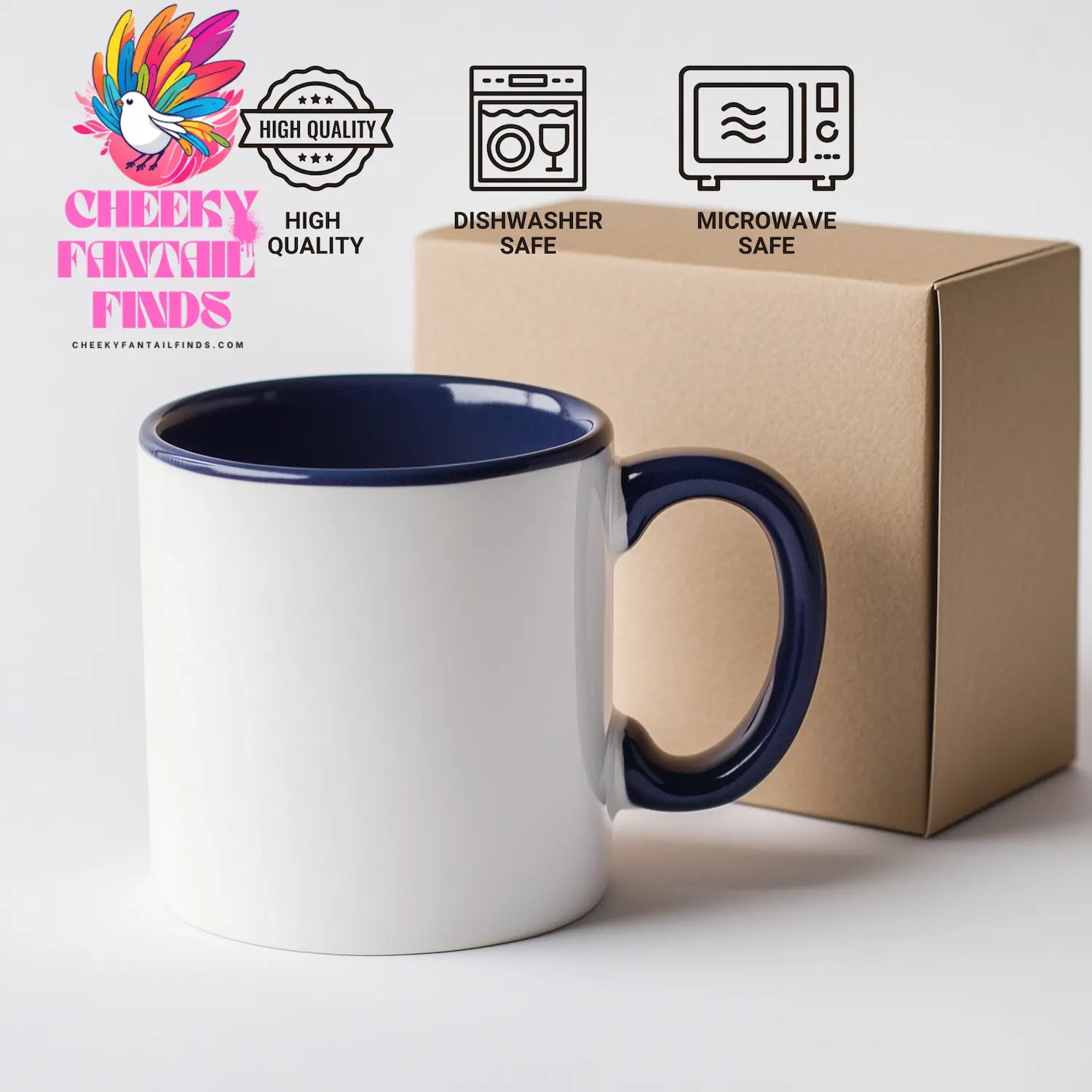 Yellow Cat Mom Ever Gifts for Him - Funny Best Yellow Cat Mom Ever Two Tone Coffee Mug - Unique Father's Day Unique Gifts for Dad from You - Additional