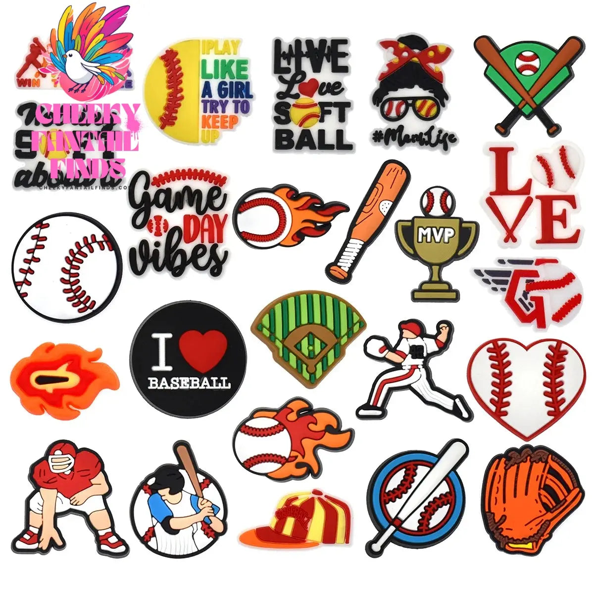 ball boxing football basketball lot shoes charms decorations Charms Buckle Kids X-mas Gifts Accessories - Cheeky Fantail Finds