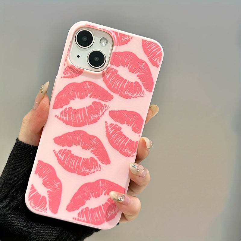 Lips Suitable For Apple 13 Mobile Phone Case For Iphone14pro Frosted 13max 14plus Men's New 7/8plus Women's Silicone 11 Soft Case 12promax All-inclusive 13 Thickened 14promax Protective Case X/xs Lens All-inclusive Xr