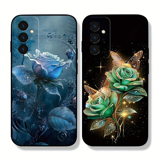 Phone Case For Samsung Galaxy A03/A03S/A04/A04E/A04S/A05/A05S/A12/A13/A14/A15/A21S/A22/A23/A24/A25/A32/A33/A34/A52/A52S/A53/A54/A72/A73 5G High Quality Couple Creative Design Drawings-S2063