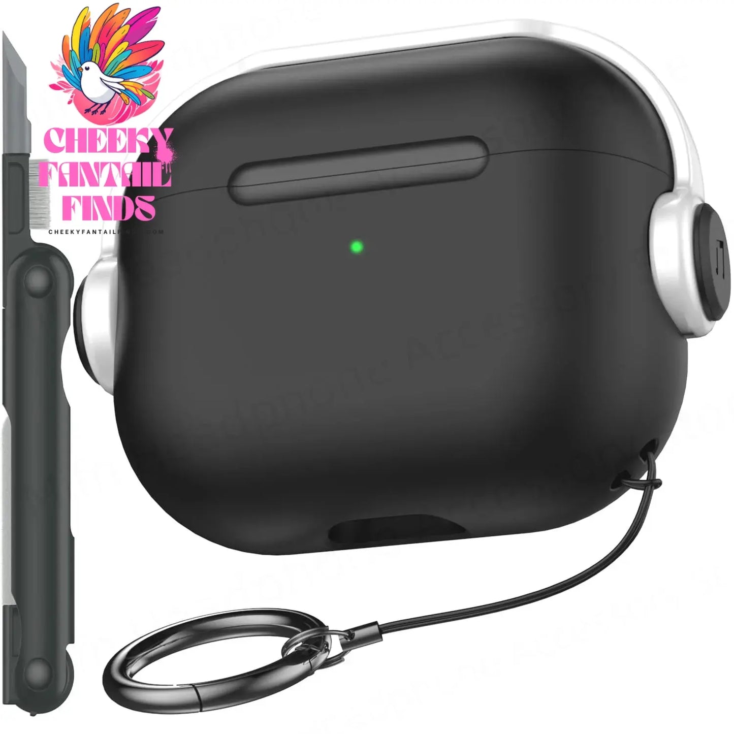 for airpod 4 case Headphone protector enjoy music Luxury design Security Lock Cover for apple airpods pro 2nd Gen 2023 Cases Cheeky Fantail Finds