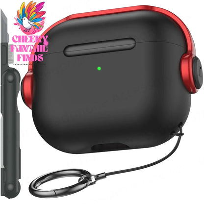 for airpod 4 case Headphone protector enjoy music Luxury design Security Lock Cover for apple airpods pro 2nd Gen 2023 Cases Cheeky Fantail Finds