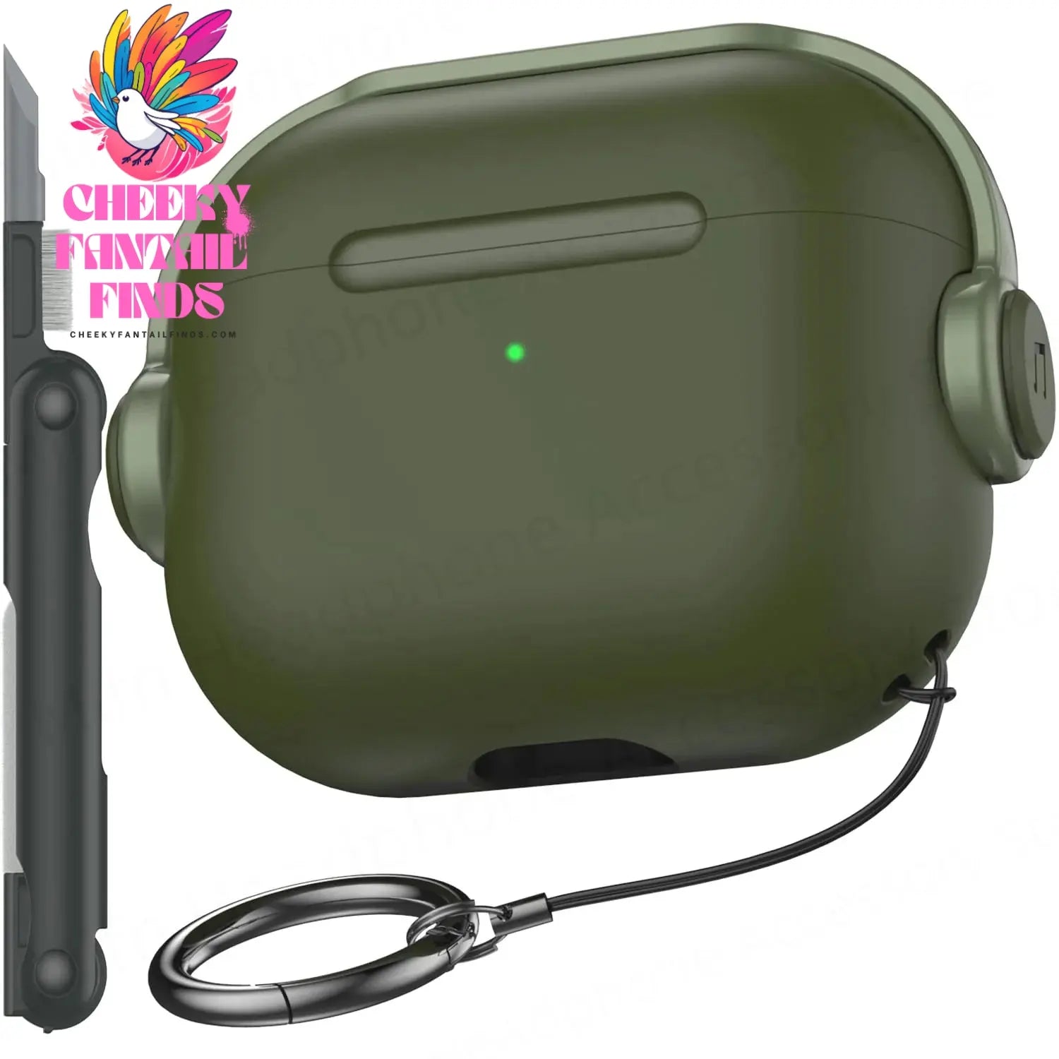 for airpod 4 case Headphone protector enjoy music Luxury design Security Lock Cover for apple airpods pro 2nd Gen 2023 Cases Cheeky Fantail Finds