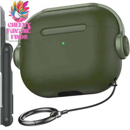 for airpod 4 case Headphone protector enjoy music Luxury design Security Lock Cover for apple airpods pro 2nd Gen 2023 Cases Cheeky Fantail Finds