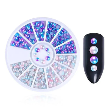 nail parts nail art glitter rhinestone Crystal gems jewelry Bead Manicure decoration accessories nail supplies for professionals Cheeky Fantail Finds
