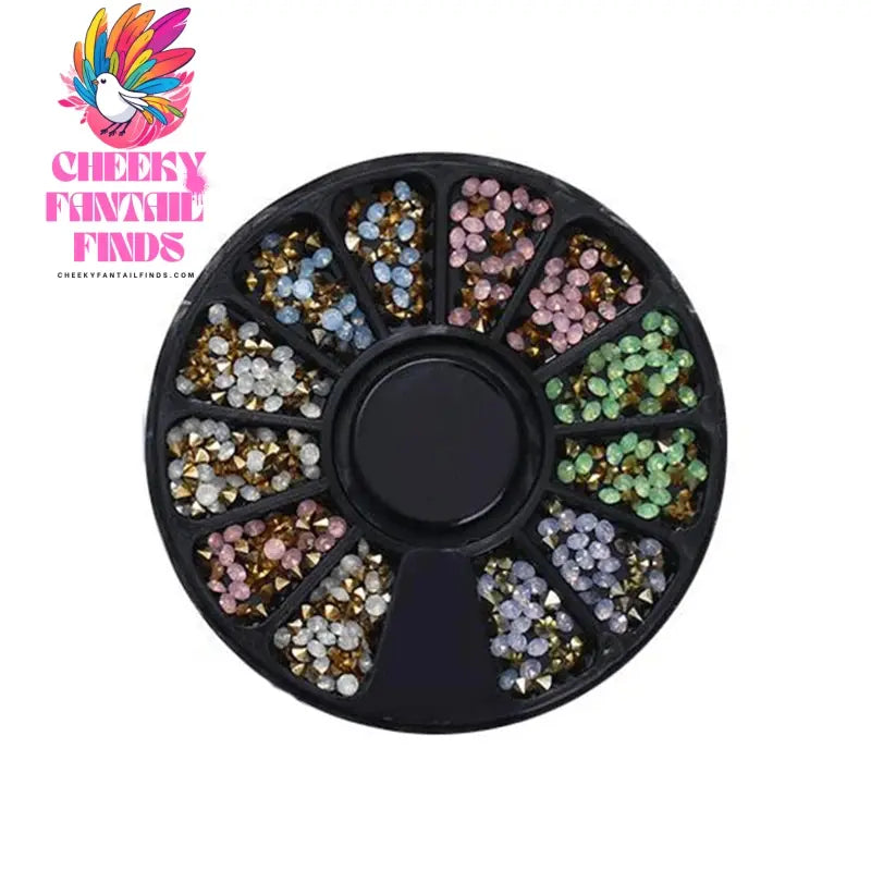 nail parts nail art glitter rhinestone Crystal gems jewelry Bead Manicure decoration accessories nail supplies for professionals Cheeky Fantail Finds