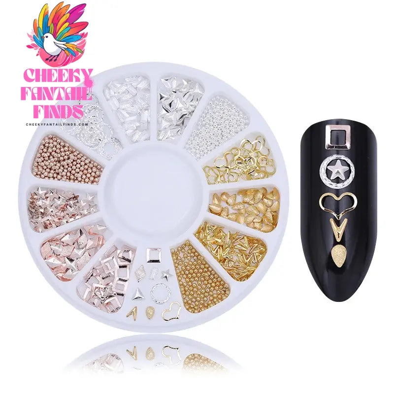 nail parts nail art glitter rhinestone Crystal gems jewelry Bead Manicure decoration accessories nail supplies for professionals Cheeky Fantail Finds