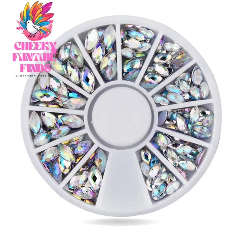 nail parts nail art glitter rhinestone Crystal gems jewelry Bead Manicure decoration accessories nail supplies for professionals Cheeky Fantail Finds