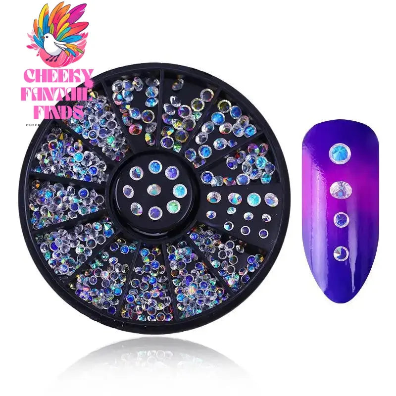 nail parts nail art glitter rhinestone Crystal gems jewelry Bead Manicure decoration accessories nail supplies for professionals Cheeky Fantail Finds