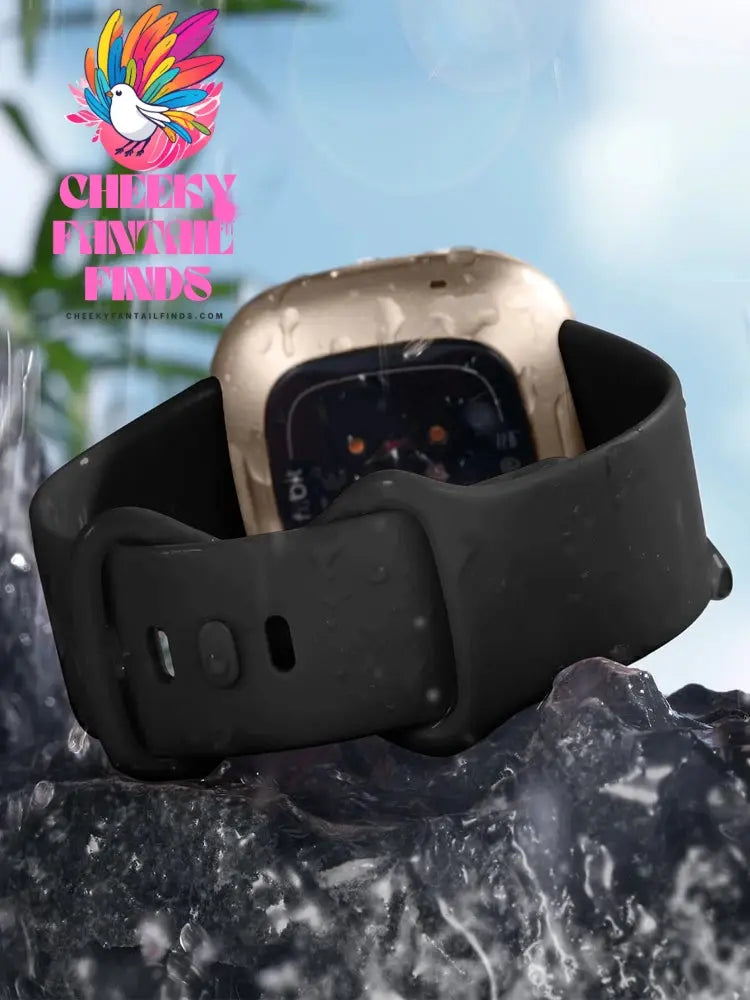 silicone Strap for Fitbit Versa 4 3 Sense 2 band Smartwatch Accessories replacment wristband Sport Bracelet Fitbit Versa 3 Strap Cheeky Fantail Finds