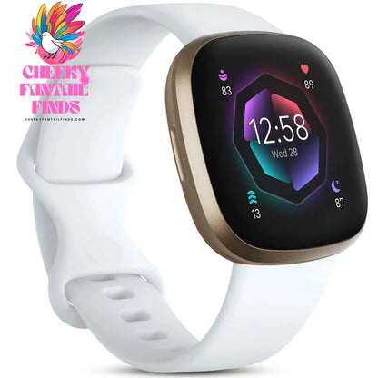 silicone Strap for Fitbit Versa 4 3 Sense 2 band Smartwatch Accessories replacment wristband Sport Bracelet Fitbit Versa 3 Strap Cheeky Fantail Finds